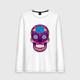 Мужской лонгслив хлопок с принтом Skull Art в Рязани, 100% хлопок |  | art | body | bones | dead | drawing | face | graffiti | head | roses | skeleton | skul | skull | ад | арт | голова | граффити | зло | кости | лицо | металл | нарисованный | розы | рок | скелет | скул | скулл | три черепа | тьма