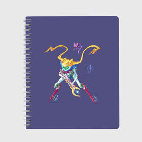 Тетрадь с принтом Sailor Moon Сейлор Мун в Рязани, 100% бумага | 48 листов, плотность листов — 60 г/м2, плотность картонной обложки — 250 г/м2. Листы скреплены сбоку удобной пружинной спиралью. Уголки страниц и обложки скругленные. Цвет линий — светло-серый
 | anime | sailor moon | аниме | анимэ | венера | луна | лунная призма | марс | сейлор мун | серебрянное тысячелетие | серенити | сэйлор | усаги цукино | чиби мун | эндимион