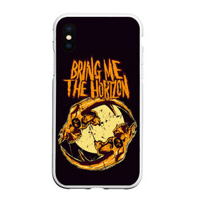 Чехол для iPhone XS Max матовый с принтом BRING ME THE HORIZON в Рязани, Силикон | Область печати: задняя сторона чехла, без боковых панелей | band | bring me the horizon | hardcore | metal | music | punk | rock | skull | бринги | группа | метал | музыка | панк | рок | череп