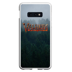 Чехол для Samsung S10E с принтом Valheim в Рязани, Силикон | Область печати: задняя сторона чехла, без боковых панелей | forest | ragnarok | rust | valhalla | valheim | viking | валхейм | вальгалла | вальхейм | варяг | викинг | викинги | выживалка | игра | лес | лесной | рагнарёк | раст | туман