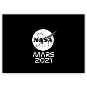 Поздравительная открытка с принтом NASA Perseverance в Рязани, 100% бумага | плотность бумаги 280 г/м2, матовая, на обратной стороне линовка и место для марки
 | 2020 | 2021 | 21б | elon | mars | musk | nasa | perseverance | space | spacex | илон | космос | марс | марсоход | маск | наса | настойчивый
