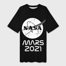 Платье-футболка 3D с принтом NASA Perseverance в Рязани,  |  | 2020 | 2021 | 21б | elon | mars | musk | nasa | perseverance | space | spacex | илон | космос | марс | марсоход | маск | наса | настойчивый