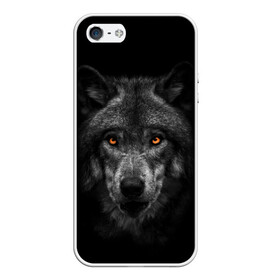 Чехол для iPhone 5/5S матовый с принтом Evil Wolf в Рязани, Силикон | Область печати: задняя сторона чехла, без боковых панелей | animal | beast | dark | darkness | evil | moon | nigth | tegunvteg | werwolf | wild | wolf | вервольф | вой | волк | волки | волчара | дикий | животное | зверь | клык | клыки | луна | ночь | оборотень | полнолуние