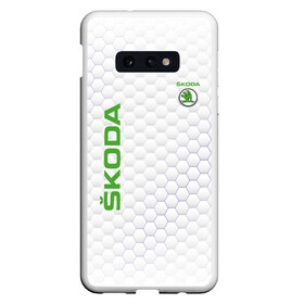 Чехол для Samsung S10E с принтом SKODA в Рязани, Силикон | Область печати: задняя сторона чехла, без боковых панелей | auto | skoda | sport | авто | автомобили | автомобиль | автомобильные | бренд | внедорожники | легковые | марка | пикапы | спорт