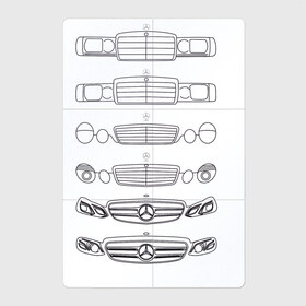Магнитный плакат 2Х3 с принтом Mercedes E-klass History в Рязани, Полимерный материал с магнитным слоем | 6 деталей размером 9*9 см | car | cars | e | e320 | e350 | e500 | mercedes | mercedes benz | sedans | w123 | w124 | w210 | w211 | w212 | w213 | авто | бенц | ешка | мерин | мерс | мерседес
