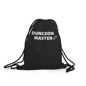 Рюкзак-мешок 3D с принтом Dungeon Master в Рязани, 100% полиэстер | плотность ткани — 200 г/м2, размер — 35 х 45 см; лямки — толстые шнурки, застежка на шнуровке, без карманов и подкладки | aniki | billy | boss | boy | darkholm | door | dungeon | full | gachimuchi | gym | herrington | jabroni | master | next | of | this | van | what | аники | билли | бой | босс | ван | гачимучи | данжен | даркхолм | дор | жаброни | качалки | мастер | некст |