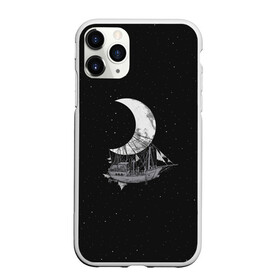 Чехол для iPhone 11 Pro матовый с принтом Moon Ship в Рязани, Силикон |  | drift | drifting | float | floating | galaxy | milky | moon | planet | ship | space | spaceship | star | suit | surfing | to | travel | way | галактика | дрейф | звезда | корабль | космический | космонавт | космос | луна | млечный | планета | путешествие 