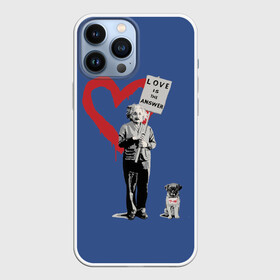 Чехол для iPhone 13 Pro Max с принтом Любовь это ответ | Banksy в Рязани,  |  | art | banksy | street art | арт | бэнкси | граффити | со смыслом | сосмыслом | стритарт