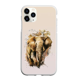 Чехол для iPhone 11 Pro Max матовый с принтом акварельный слон брызги в Рязани, Силикон |  | Тематика изображения на принте: акварель | акварельный | арт | бивни | брызги | животное | зверь | краска | природа | разводы | рисунок | хобот