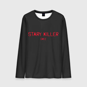 Мужской лонгслив 3D с принтом Stary killer в Рязани, 100% полиэстер | длинные рукава, круглый вырез горловины, полуприлегающий силуэт | balota | bambi | bandit | berezino | cherno | dance | day | electro | friendly | kalinka | killer | pavlovo | skalisty | stary | tisy | z | zeleno | zombie | день | з | зет | зомби | зэт