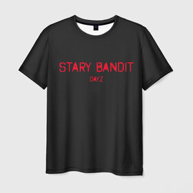 Мужская футболка 3D с принтом Stary Bandit в Рязани, 100% полиэфир | прямой крой, круглый вырез горловины, длина до линии бедер | Тематика изображения на принте: balota | bambi | bandit | berezino | cherno | dance | day | electro | friendly | kalinka | killer | pavlovo | skalisty | stary | tisy | z | zeleno | zombie | день | з | зет | зомби | зэт