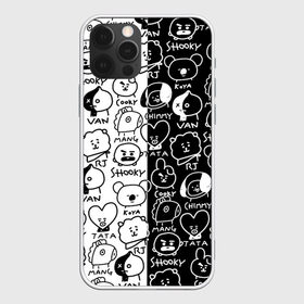 Чехол для iPhone 12 Pro Max с принтом BTS | BT21 в Рязани, Силикон |  | army | bangtan boys | bt21 | bts | bts stickers | chimmy | cooky | k pop | koya | mang | monster | rap monster | rapmon | rj | rm | shooky | tata | van | бтс | ви | джей хоуп | джонгук | кейпоп | реп монстр | стикеры bts | сюга | чимин | чин