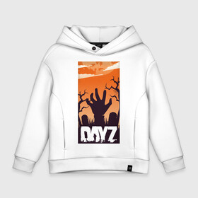 Детское худи Oversize хлопок с принтом DAYZ | ДЕЙЗИ (Z) в Рязани, френч-терри — 70% хлопок, 30% полиэстер. Мягкий теплый начес внутри —100% хлопок | боковые карманы, эластичные манжеты и нижняя кромка, капюшон на магнитной кнопке | apocalypse | arma 2 | dayz | game | survival horror | zombie | апокалипсис | арма | арма 2 | дейзи | зомби | зомби апокалипсисом | игра | мертвецы | симулятор выживания | ходячик мертвецы