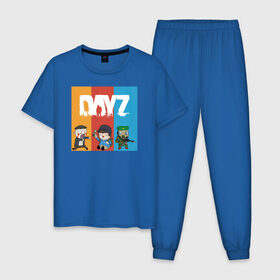 Мужская пижама хлопок с принтом DayZ | ДэйЗи в Рязани, 100% хлопок | брюки и футболка прямого кроя, без карманов, на брюках мягкая резинка на поясе и по низу штанин
 | day z | dayz | zombie | дэй зи | дэй зэд | дэйзи | зомби