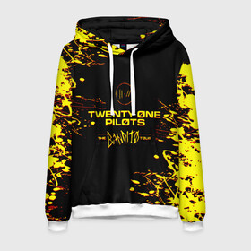 Мужская толстовка 3D с принтом TWENTY ONE PILOTS TOP. в Рязани, 100% полиэстер | двухслойный капюшон со шнурком для регулировки, мягкие манжеты на рукавах и по низу толстовки, спереди карман-кенгуру с мягким внутренним слоем. | Тематика изображения на принте: 21 pilots | blurryface | fbr | fueled by ramen | fueledbyramen | heathens | heavydirtysoul | josh dun | music | music video | official | stressed out | top | tp | trench | twenty one pilots | twentyonepilots | tyler joseph 