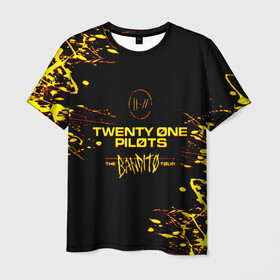 Мужская футболка 3D с принтом TWENTY ONE PILOTS TOP. в Рязани, 100% полиэфир | прямой крой, круглый вырез горловины, длина до линии бедер | 21 pilots | blurryface | fbr | fueled by ramen | fueledbyramen | heathens | heavydirtysoul | josh dun | music | music video | official | stressed out | top | tp | trench | twenty one pilots | twentyonepilots | tyler joseph 