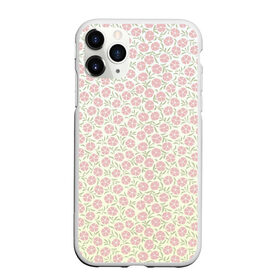 Чехол для iPhone 11 Pro матовый с принтом узор мелкие цветочки в Рязани, Силикон |  | вектор | лето | паттерн | пижамный | полевые цветы | простой | рисунок | розовые цветочки | светлый | узор | цветочки | цветы