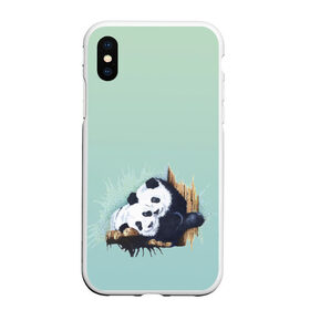 Чехол для iPhone XS Max матовый с принтом акварельные панды в Рязани, Силикон | Область печати: задняя сторона чехла, без боковых панелей | акварель | двое | животные | звери | мило | мишки | обнимашки | панды | пара | природа | рисунок