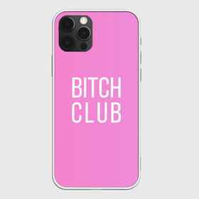 Чехол для iPhone 12 Pro Max с принтом Bitch club в Рязани, Силикон |  | club | pink | клубб бичб пляжб серфинг | розовый