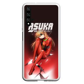 Чехол для Honor 20 с принтом Asuka Eva-02 в Рязани, Силикон | Область печати: задняя сторона чехла, без боковых панелей | eva | eva 00 | eva 01 | eva 02 | rei | rei ayanami | shinji ikari | аска | ева | ева 02 | евангелион