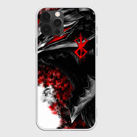 Чехол для iPhone 12 Pro Max с принтом BERSERK | БЕРСЕРК в Рязани, Силикон |  | anime | anime berserk | berserk | knight | manga | аниме | аниме берсерк | берсерк | клеймо | манга | рыцарь