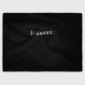 Плед 3D с принтом Angel в Рязани, 100% полиэстер | закругленные углы, все края обработаны. Ткань не мнется и не растягивается | angel | clef | instrument | music | musical | notation | note | notes | tablature | treble | ангел | грамота | инструмент | ключ | музыка | музыкальный | нота | нотная | ноты | скрипичный | табулатура