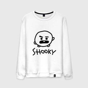 Мужской свитшот хлопок с принтом SHOOKY | BTS в Рязани, 100% хлопок |  | army | bangtan boys | bt21 | bts | bts stickers | chimmy | cooky | k pop | koya | mang | monster | rap monster | rapmon | rj | rm | shooky | tata | van | бтс | ви | джей хоуп | джонгук | кейпоп | реп монстр | стикеры bts | сюга | чимин | чин