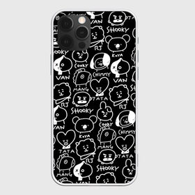 Чехол для iPhone 12 Pro Max с принтом BTS | BT21 в Рязани, Силикон |  | army | bangtan boys | bt21 | bts | bts stickers | chimmy | cooky | k pop | koya | mang | monster | rap monster | rapmon | rj | rm | shooky | tata | van | бтс | ви | джей хоуп | джонгук | кейпоп | реп монстр | стикеры bts | сюга | чимин | чин