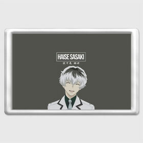 Магнит 45*70 с принтом HAISE SASAKE Tokyo Ghoul в Рязани, Пластик | Размер: 78*52 мм; Размер печати: 70*45 | Тематика изображения на принте: anime | kaneki ken | tokyo ghoul | tokyo ghoul: re | аниме | анимэ | гули | джузо сузуя | канеки кен | кузен йошимура | наки | нишики нишио | ре | ренджи йомо | ризе камиширо | токийский гуль | тоука киришима | ута