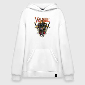 Худи SuperOversize хлопок с принтом Valheim в Рязани, 70% хлопок, 30% полиэстер, мягкий начес внутри | карман-кенгуру, эластичная резинка на манжетах и по нижней кромке, двухслойный капюшон
 | fantasy | mmo | valheim | valve | валхейм | вальхейм | викинги | выживалка | игра | королевская битва | ммо | ролевая игра | фэнтази