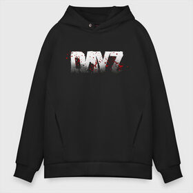 Мужское худи Oversize хлопок с принтом DayZ в Рязани, френч-терри — 70% хлопок, 30% полиэстер. Мягкий теплый начес внутри —100% хлопок | боковые карманы, эластичные манжеты и нижняя кромка, капюшон на магнитной кнопке | arma 2 | day z | dayz | дэйз | игры