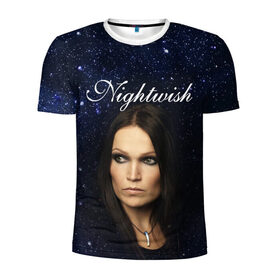 Мужская футболка 3D спортивная с принтом Nightwish | Tarja Turunen (Z) в Рязани, 100% полиэстер с улучшенными характеристиками | приталенный силуэт, круглая горловина, широкие плечи, сужается к линии бедра | music | nightwish | nuclear blast | rock | spinefarm | tarja turunen | лого | музыка | найтвиш | рок | симфоник метал | тарья турунен | флор янсен