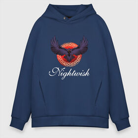 Мужское худи Oversize хлопок с принтом Nightwish Черный Ворон в Рязани, френч-терри — 70% хлопок, 30% полиэстер. Мягкий теплый начес внутри —100% хлопок | боковые карманы, эластичные манжеты и нижняя кромка, капюшон на магнитной кнопке | black raven | finland | imaginaerum | metal | nightwish merch | nightwish мерч | opera | raven | symphony | tarja turunen | wishmaster | world tour | женский вокал | марко хиетала | мировой тур | найтвиш | опера | симфоник метал | тарья турунен