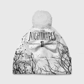 Шапка 3D c помпоном с принтом LITTLE NIGHTMARES 2 в Рязани, 100% полиэстер | универсальный размер, печать по всей поверхности изделия | kid | little nightmares | little nightmares 2 | six | yellow | жёлтый | игры | комиксы | литл найтмерс | шестая