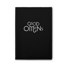 Обложка для автодокументов с принтом GOOD OMENS БЛАГИЕ ЗНАМЕНИЯ (КРЫЛЬЯ) в Рязани, натуральная кожа |  размер 19,9*13 см; внутри 4 больших “конверта” для документов и один маленький отдел — туда идеально встанут права | Тематика изображения на принте: good | omens | sheen | tennant | азирафель | ангел | благие знамения | емон | кроули | крылья | падший | теннант | шин