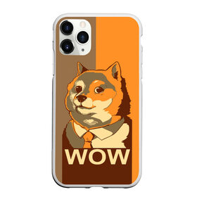 Чехол для iPhone 11 Pro матовый с принтом Doge Wow в Рязани, Силикон |  | Тематика изображения на принте: animal | art | dog | doge | dogecoin | many x | mem | meme | new | poster | such x | wave | wow | арт | в | галстук | галстуке | двухцветная | животное | зверь | имени | кабосу | мем | мемас | мэм | по | постер | сиба ину | собака | хищник