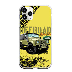 Чехол для iPhone 11 Pro матовый с принтом LAND ROVER в Рязани, Силикон |  | land rover | offroad | внедорожник | ленд ровер | лэндровер | оффроад