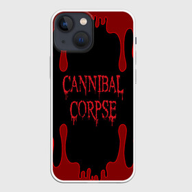 Чехол для iPhone 13 mini с принтом Cannibal Corpse в Рязани,  |  | canibal | cannibal corpse | dead metal | horror | metal | rock | дэт металл | канибал корпс | каннибал | метал | металлика | музыка | рок | рок группы | рокерские | труп каннибала | тяжелый металл | тяжелый рок | хоррор