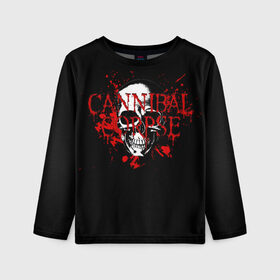 Детский лонгслив 3D с принтом Cannibal Corpse в Рязани, 100% полиэстер | длинные рукава, круглый вырез горловины, полуприлегающий силуэт
 | cannibal | cannibal corpse | corpse | trash | алекс уэбстер | брутальный дэт метал | джордж фишер | дэт метал | дэтграйнд | пол мазуркевич | пэт обрайэн | роб барретт