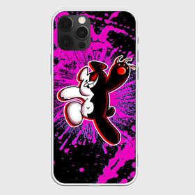 Чехол для iPhone 12 Pro Max с принтом MONOKUMA PAINT в Рязани, Силикон |  | Тематика изображения на принте: anime | danganronpa | enoshima | junko | monokuma | аниме | джунко | игра | манга | медведь | монокума | робот медведь | эношима