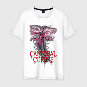 Мужская футболка хлопок с принтом Cannibal Corpse | Труп Каннибала (Z) в Рязани, 100% хлопок | прямой крой, круглый вырез горловины, длина до линии бедер, слегка спущенное плечо. | cannibal | cannibal corpse | corpse | death metal | deathgrind | алекс уэбстер | брутальный дэт метал | дэт метал | дэтграйнд | пол мазуркевич | роб барретт | труп каннибала
