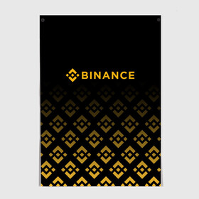 Постер с принтом BINANCE | БИНАНС БИРЖА в Рязани, 100% бумага
 | бумага, плотность 150 мг. Матовая, но за счет высокого коэффициента гладкости имеет небольшой блеск и дает на свету блики, но в отличии от глянцевой бумаги не покрыта лаком | bitcoin | blockchain | btc | cardano | crypto | ethereum | polkadot | tether | xrp | бинанс | биткоин | блокчейн | валюта | деньги | криптовалюта | майнер | майнинг | цифровая валюта | цифровое золото | эфир