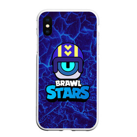 Чехол для iPhone XS Max матовый с принтом STU СТУ Brawl Stars в Рязани, Силикон | Область печати: задняя сторона чехла, без боковых панелей | Тематика изображения на принте: brawl | brawl stars | brawlstars | brawl_stars | jessie | бравл | бравлер stu | бравлстарс | гонщик | каскадер | сту