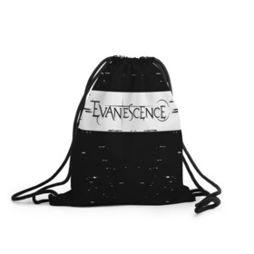 Рюкзак-мешок 3D с принтом evanescence в Рязани, 100% полиэстер | плотность ткани — 200 г/м2, размер — 35 х 45 см; лямки — толстые шнурки, застежка на шнуровке, без карманов и подкладки | amy | amy lee | bring me to life | evanescence | evanescence band | evanescence live | evanescence music | evanescence official | evanescence vevo | lee | me | music | my immortal | pop | rock | vevo | vevo music | vevo playlist | wind up