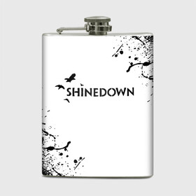 Фляга с принтом shinedown в Рязани, металлический корпус | емкость 0,22 л, размер 125 х 94 мм. Виниловая наклейка запечатывается полностью | Тематика изображения на принте: 45 shinedown | atlantic | atlantic records | brent smith | cut the cord | get up shinedown | music video | official video | rock | shinedown | shinedown (musical group) | shinedown devil | sound of madness | state of my head | zach myers