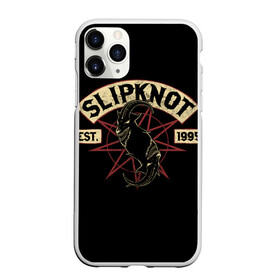 Чехол для iPhone 11 Pro матовый с принтом Slipknot (1995) в Рязани, Силикон |  | metal | music | rock | slipknot | козел | логотип | металл | музыка | надпись | пентаграмма | рок | слипкнот | узор | цифры | чб | череп