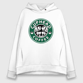 Женское худи Oversize хлопок с принтом CUPHEAD COFFEE в Рязани, френч-терри — 70% хлопок, 30% полиэстер. Мягкий теплый начес внутри —100% хлопок | боковые карманы, эластичные манжеты и нижняя кромка, капюшон на магнитной кнопке | art | cartoon | coffee | cup | cuphead | devil | dice | game | king | mugman | starbucks | the | арт | бос | босс | голова | демон | дьявол | игра | капхед | кофе | магмен | мультик | мультфильм | платформер | старбакс | чаша | чашка | человек 