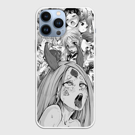 Чехол для iPhone 13 Pro Max с принтом KAGUYA AHEGAO чернобелое   КАГУЯ АХЕГАО в Рязани,  |  | ahegao | japanese anime | kaguya | kawai | kowai | oppai | otaku | senpai | sugoi | waifu | yandere | ахегао | кагуя | ковай | отаку | семпай | сенпай | сэмпай | яндере | японская анимация