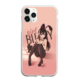 Чехол для iPhone 11 Pro матовый с принтом Bunny Girl в Рязани, Силикон |  | Тематика изображения на принте: anime | aobuta | bunny | bunny girl | futaba | kaede | mai | nodoka | pfnds | rio | sakuta | shoko | аниме | анимэ | девочка зайка | зайка | каэдэ | комедия | маи | нодока | панда | рио | сакута | сёко | футаба | шоко