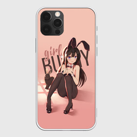 Чехол для iPhone 12 Pro Max с принтом Bunny Girl в Рязани, Силикон |  | Тематика изображения на принте: anime | aobuta | bunny | bunny girl | futaba | kaede | mai | nodoka | pfnds | rio | sakuta | shoko | аниме | анимэ | девочка зайка | зайка | каэдэ | комедия | маи | нодока | панда | рио | сакута | сёко | футаба | шоко